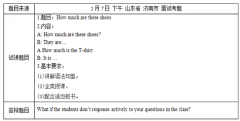 2019上半年教师资格初中英语面试真题汇总